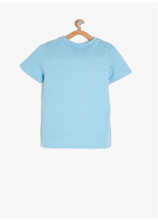 Koton Baskılı Mavi T-Shirt 2