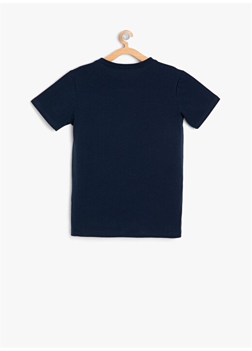 Koton Yazılı Lacivert T-Shirt 2
