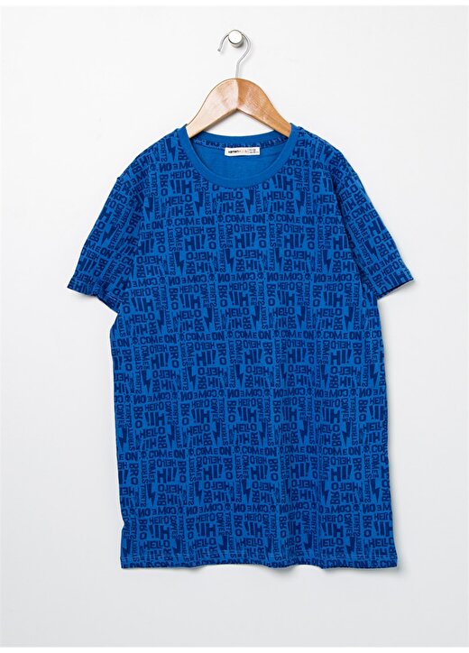 Koton Saks Mavi T-Shirt 1