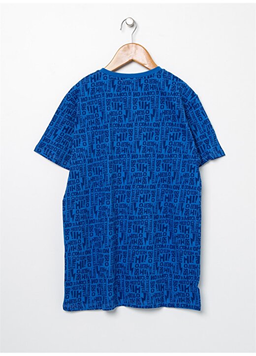 Koton Saks Mavi T-Shirt 2