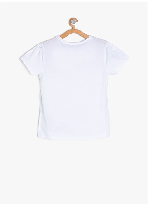 Koton Kız Çocuk Beyaz T-Shirt 2
