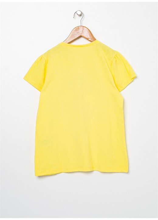 Koton Baskılı Sarı T-Shirt 2