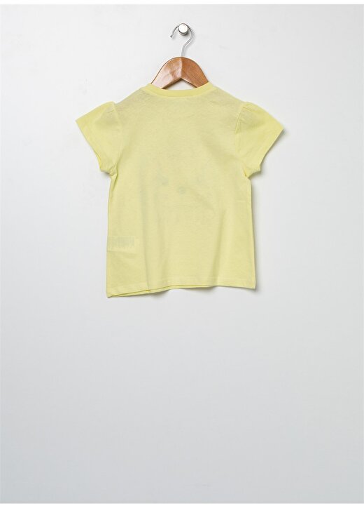 Koton Kız Çocuk Tavşan Baskılı Sarı T-Shirt 3