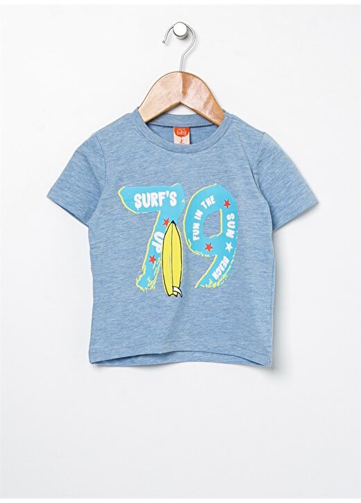 Koton Mavi Erkek Bebek T-Shirt 9YMB18730ZK 1