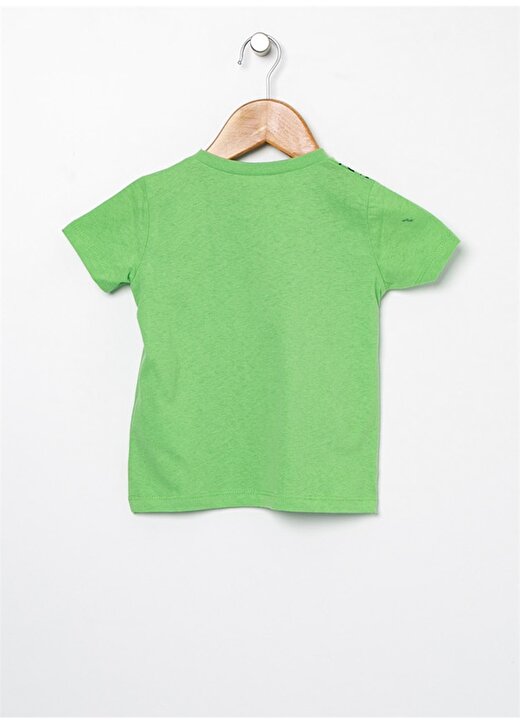 Koton Baskılı Yeşil T-Shirt 2
