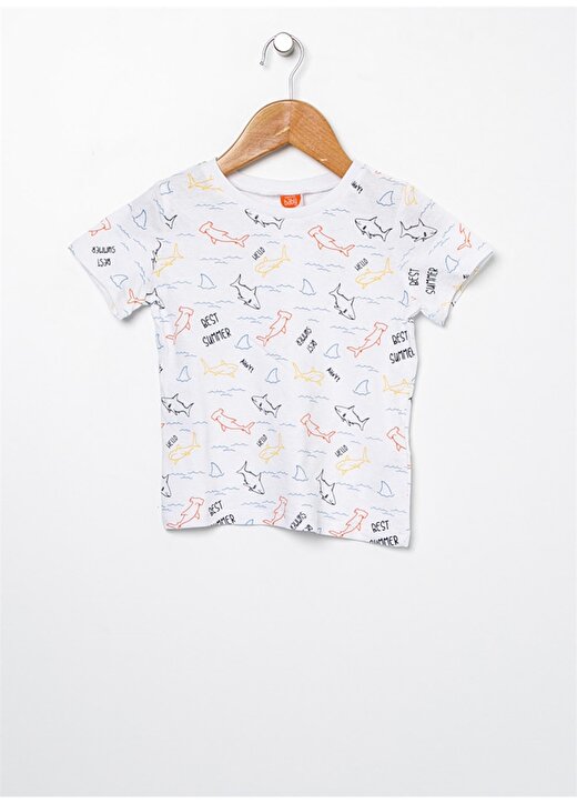 Koton Ekru Erkek Çocuk T-Shirt 1