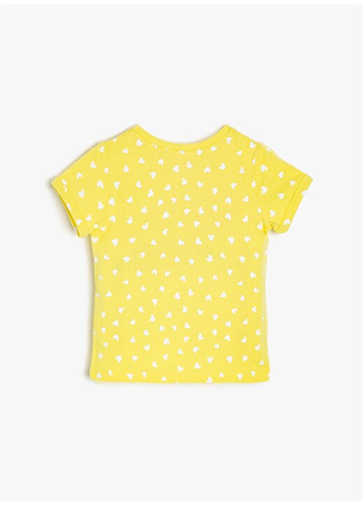 Koton Sarı Kız Bebek T-Shirt 9YMG19071OK 2