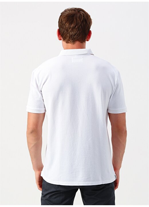 George Hogg Beyaz Polo Yaka T-Shirt 4