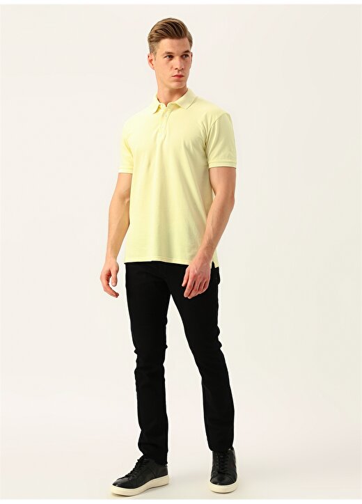 George Hogg 7003097 Sarı Erkek T-Shirt 2