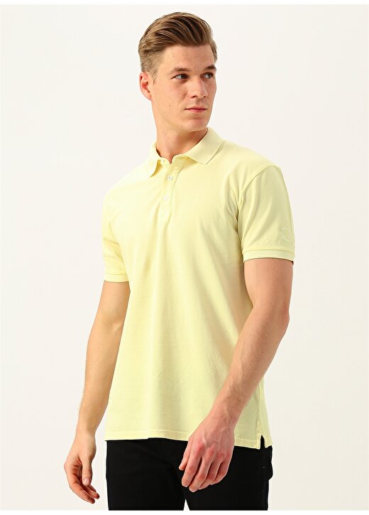 George Hogg 7003097 Sarı Erkek T-Shirt 3