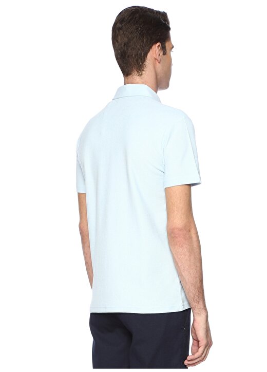 George Hogg Nakışlı Polo Yaka Mavi T-Shirt 3