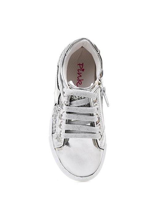 Pinkstep Gümüş Kız Çocuk Yürüyüş Ayakkabısı 4
