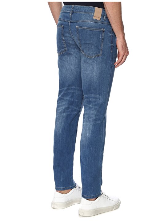 George Hogg Eskitme Tasarımlı Mavi Denim Pantolon 3