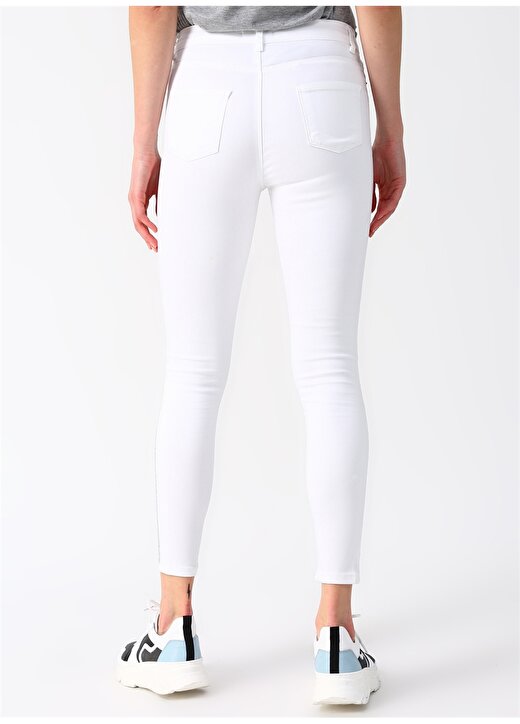 Fashion Friends Taş Detaylı Beyaz Pantolon 4