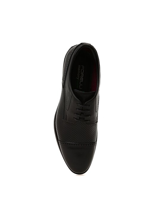 Forelli 40622-G Kauçuk Taban Siyah Erkek Klasik Ayakkabı 4