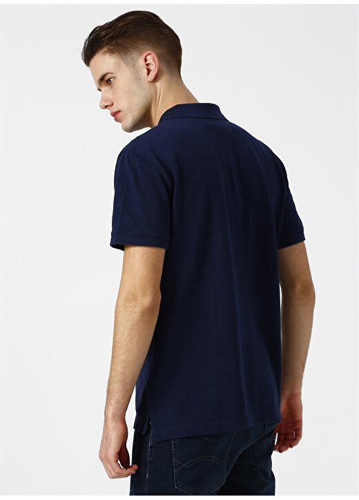 Tommy Jeans Polo Yaka Lacivert Polo T-Shirt 4