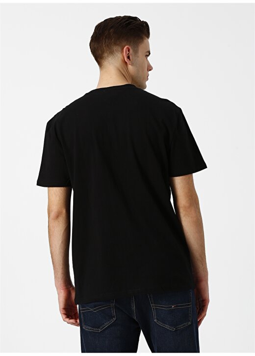 Tommy Jeans Baskılı Siyah T-Shirt 4