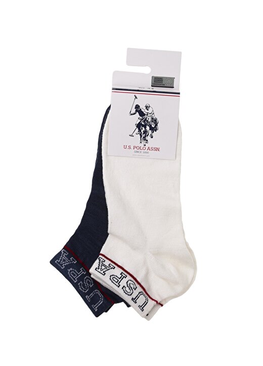 U.S. Polo Assn. Beyaz Erkek Çorap 1