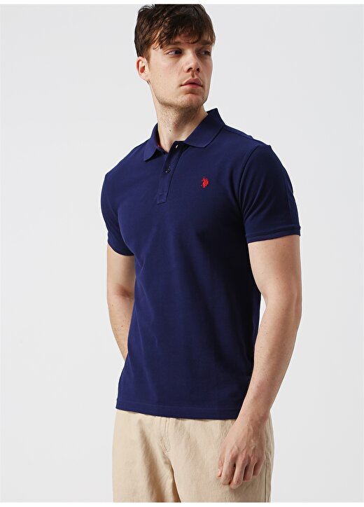 U.S. Polo Assn. Lacivert Erkek Polo T-Shirt 2
