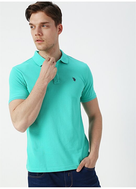 U.S. Polo Assn. Mint Erkek Polo T-Shirt 3