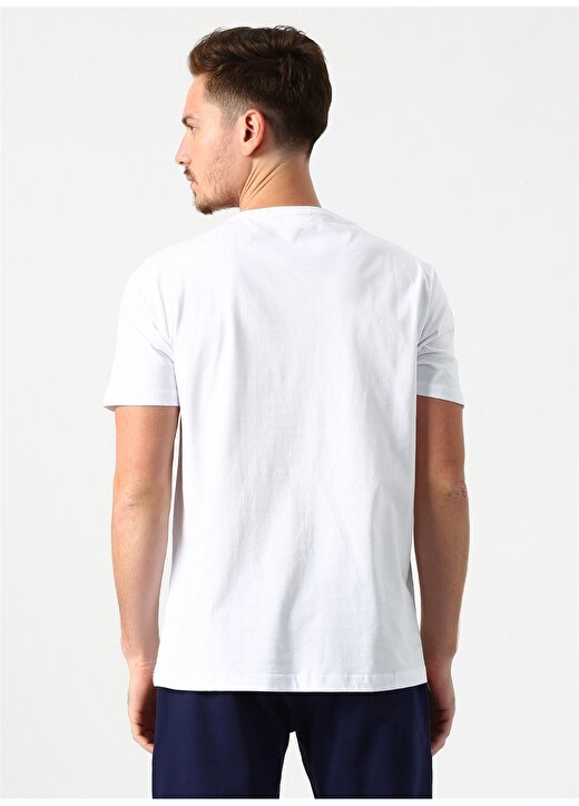 U.S. Polo Assn. Beyaz Erkek T-Shirt 4