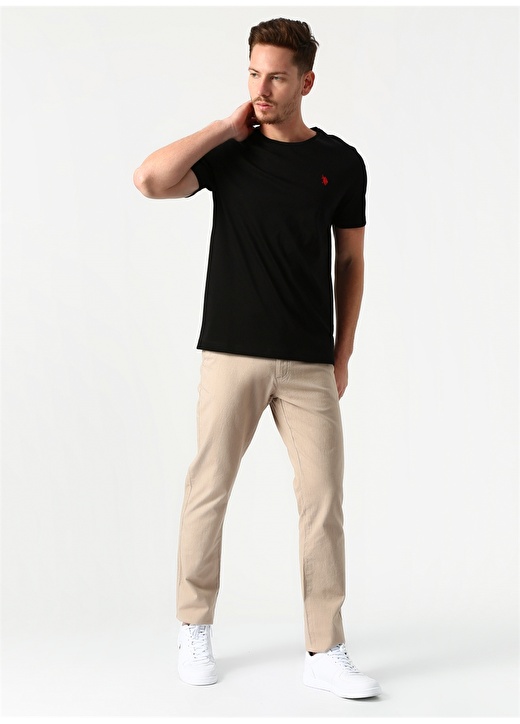 U.S. Polo Assn. Siyah Erkek T-Shirt 2