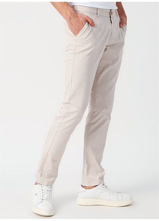 U.S. Polo Assn. Normal Bel Boru Paça Slim Fit Taş Erkek Pantolon G081GL078.793114 3
