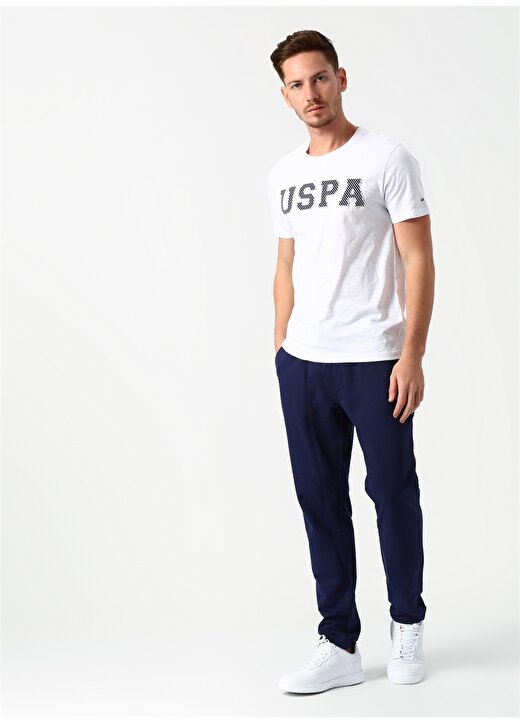 U.S. Polo Assn. Beyaz Erkek Polo T-Shirt 2