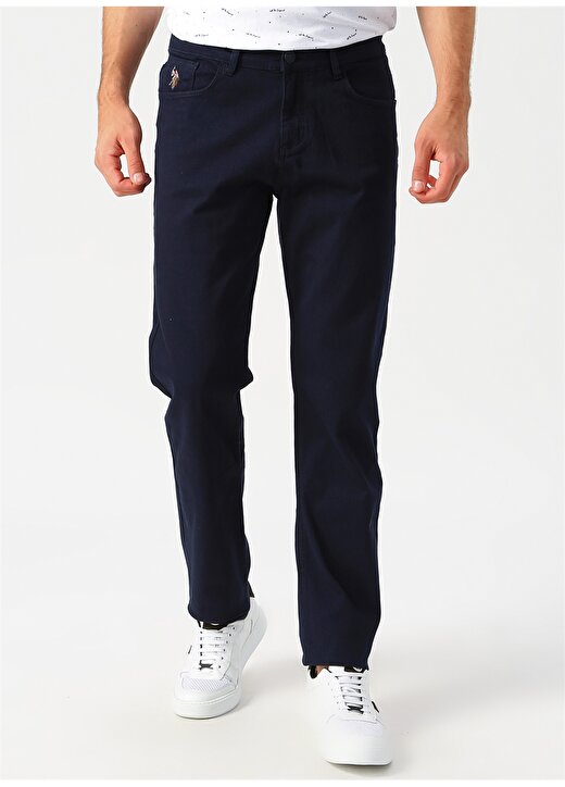 U.S. Polo Assn. Slim Fit Lacivert Klasik Pantolon 2