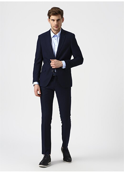 Pierre Cardin Slim Fit Lacivert Takım Elbise 1