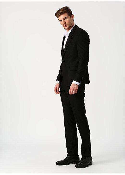 Pierre Cardin Slim Fit Siyah Takım Elbise 1