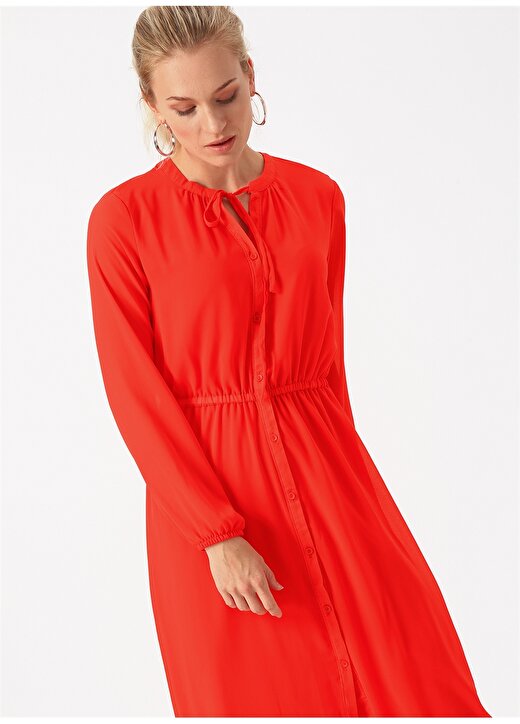 Only Kırmızı Kadın Elbise 1
