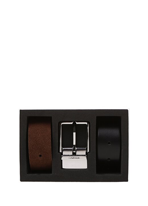 Calvin Klein Siyah - Kahve Erkek Cüzdan Kemer Tk K50K504242-110 1