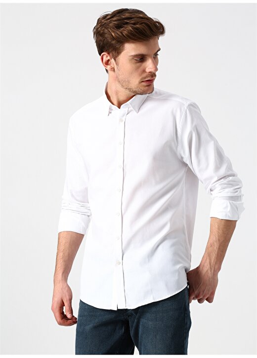 Pierre Cardin Slim Fit Beyaz Gömlek 3