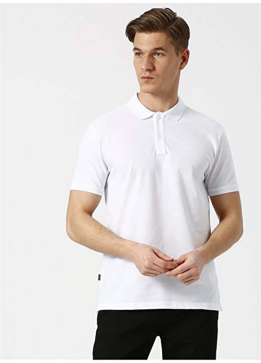 Pierre Cardin Polo Yaka Beyaz T-Shirt 2