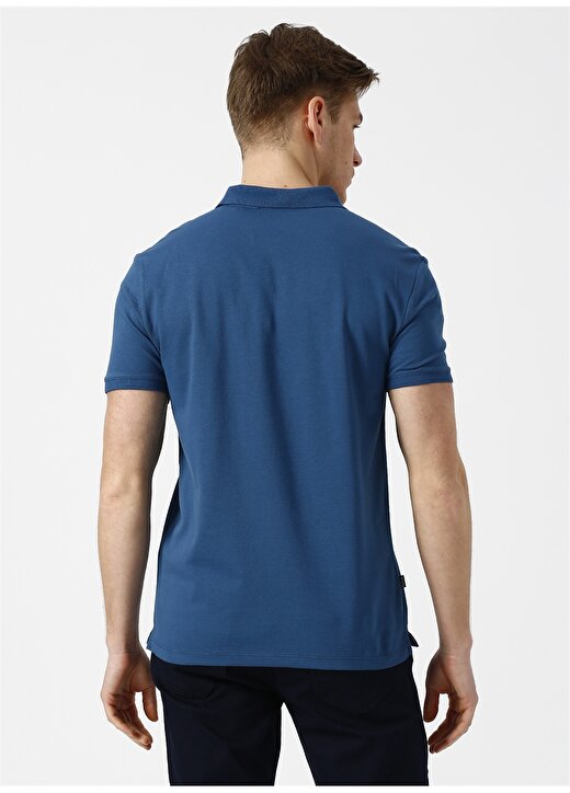 Pierre Cardin Polo Yaka İndigo T-Shirt 4