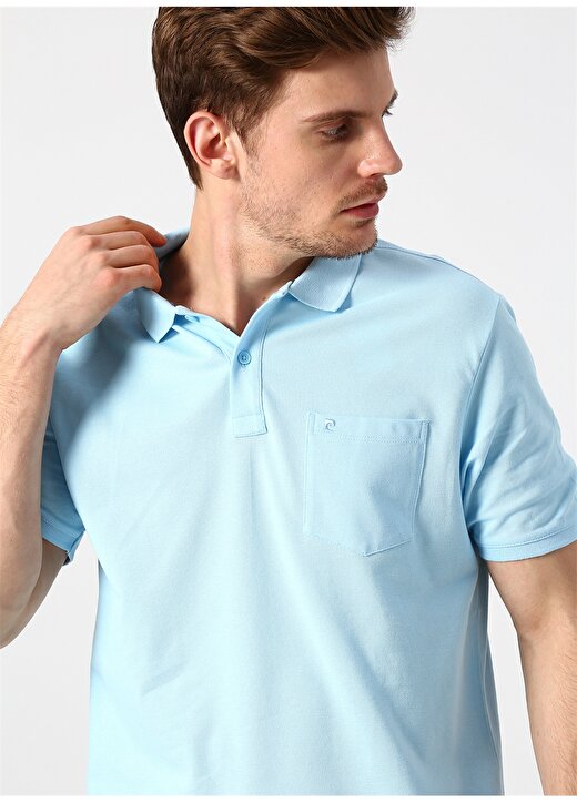 Pierre Cardin Polo Yaka Açık Mavi T-Shirt 1
