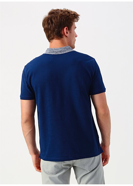 Pierre Cardin Nakışlı Lacivert T-Shirt 4