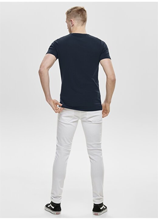Only & Sons Slim Fit Beyaz Denim Pantolon 2