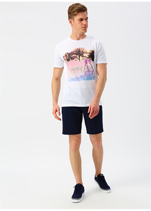 Only & Sons Paradise Island Beyaz T-Shirt 4