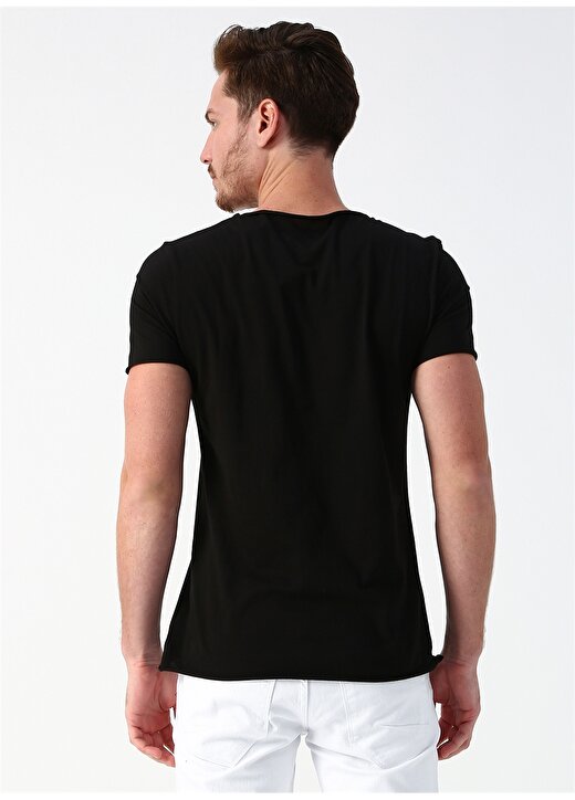 Loft O Yaka Siyah T-Shirt 4