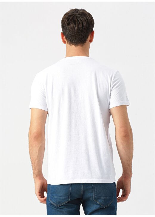 Loft Baskılı Beyaz T-Shirt 4