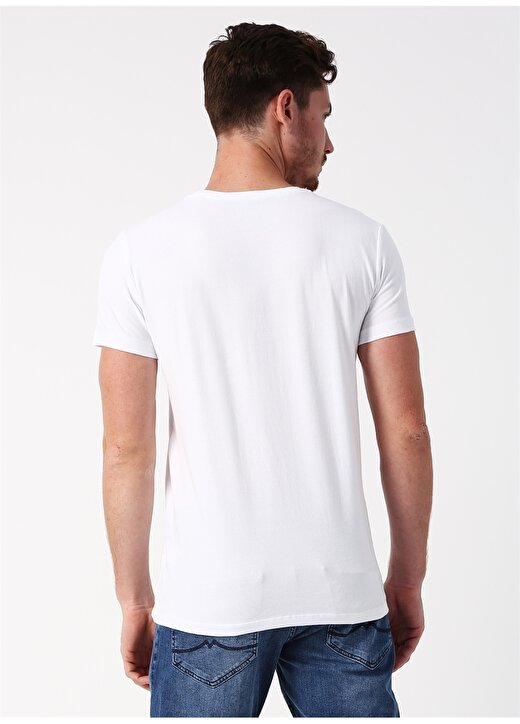 Loft Basic Beyaz T-Shirt 4