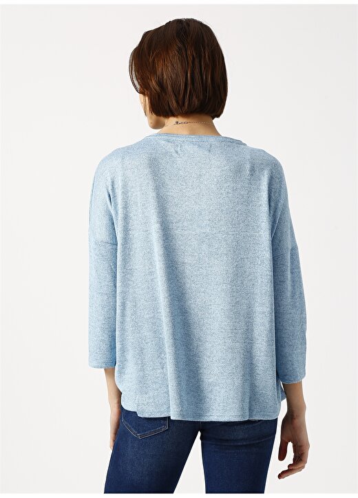 Vero Moda Basic Mavi Bluz 4