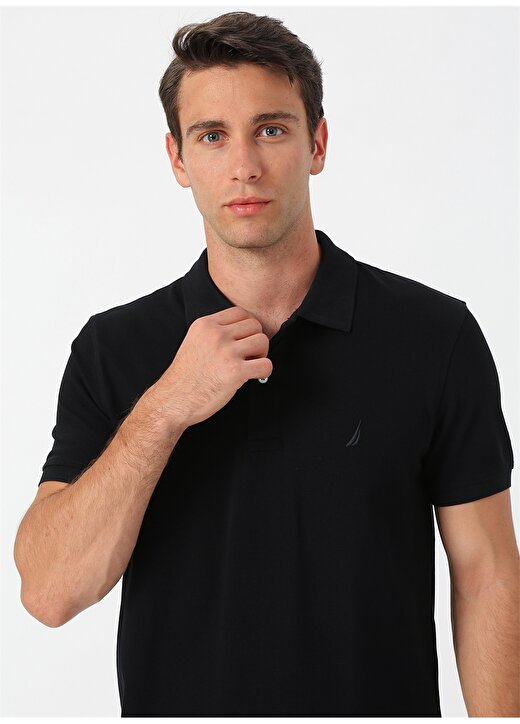 Nautica Siyah Polo T-Shirt 1