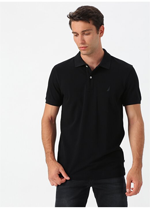 Nautica Siyah Polo T-Shirt 3