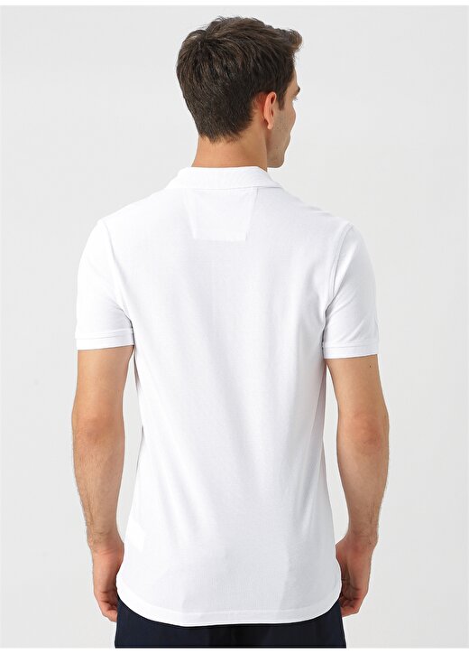 Nautica Beyaz Polo T-Shirt 4