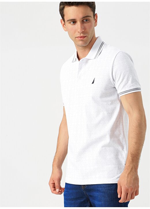 Nautica Beyaz Polo T-Shirt 1