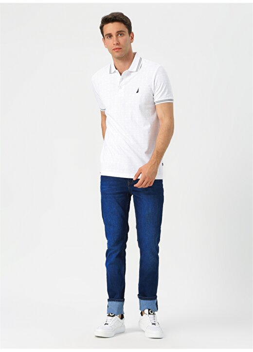 Nautica Beyaz Polo T-Shirt 2