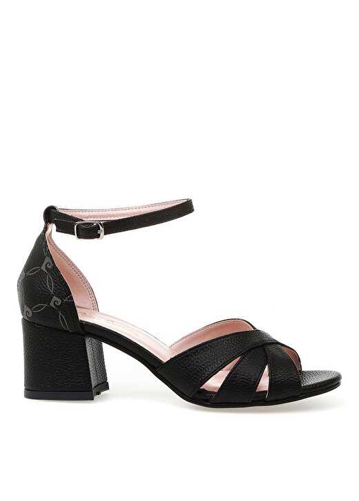 Pierre Cardin 54011 Yazlık Siyah Kadın Topuklu Ayakkabı 1